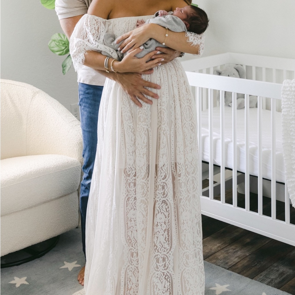 Ivory lace dress